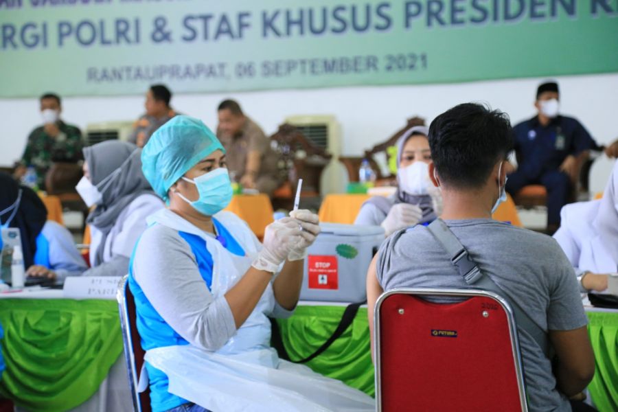 1000 Orang Masyarakat Labuhanbatu Siap Terima Vaksinasi