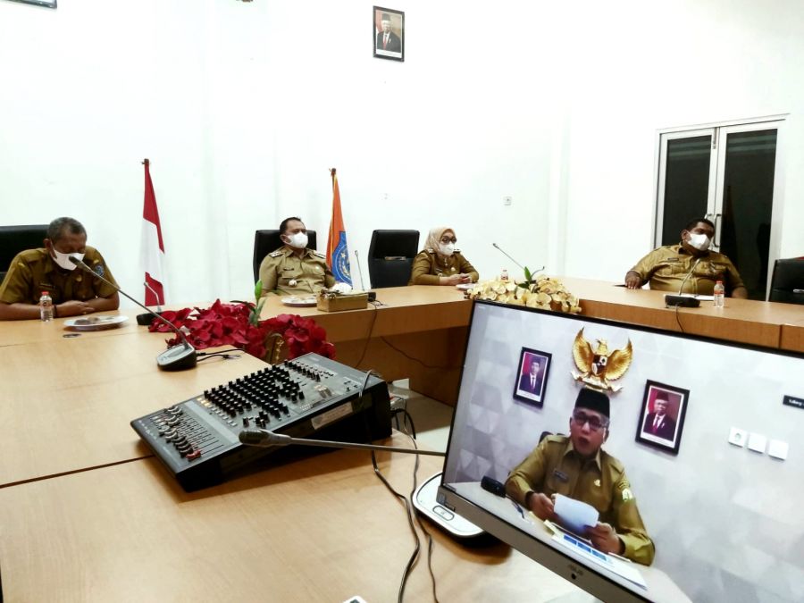 Bupati dan Wakil Bupati Labuhanbatu Ikuti Arahan Presiden RI