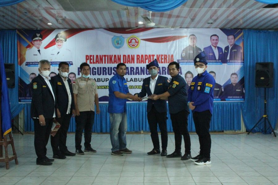 Bupati Labuhanbatu Melantik Pengurus Karang Taruna Labuhanbatu Periode 2022-2026