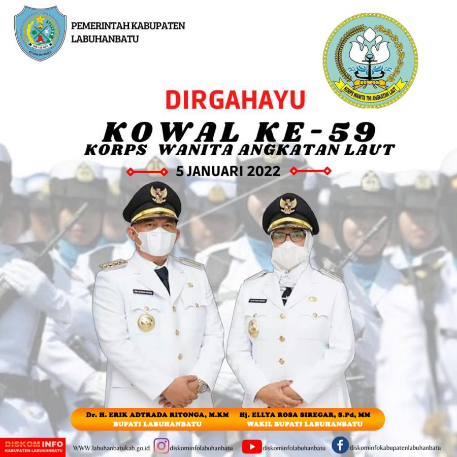 Dirgahayu HUT KOWAL Ke 59, Ini Harahap Bupati Labuhanbatu