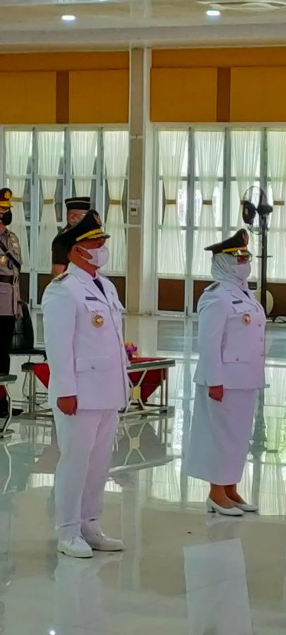 Erik Adtrada Ritonga dan Elya Rosa Siregar Dilantik Menjadi Bupati dan Wakil Bupati Labuhanbatu
