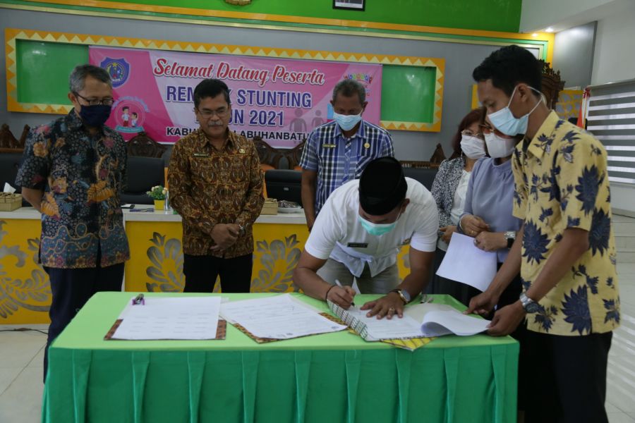 Pemkab Labuhanbatu Laksanakan Rembuk Intervensi Penurunan Stunting Terintergrasi Tahun 2021