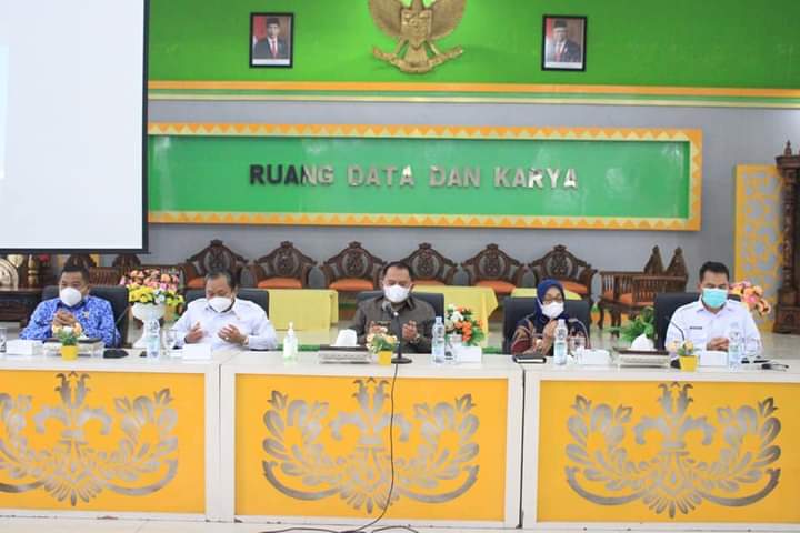 Pemkab Labuhanbatu Samakan Langkah Penanganan Covid-19 dengan Satgas Covid-19 Provsu