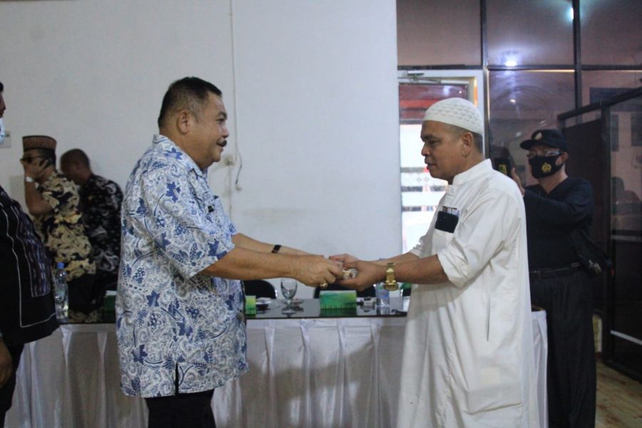 Sekdakab Labuhanbatu Pimpin Sertijab Direktur PUDAM Tirta Bina