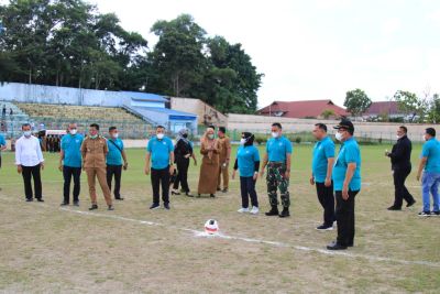 Kompetisi Sepakbola Liga 3 Zona Sumatera Utara Resmi dibuka Wabup Labuhanbatu